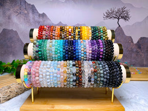 Crystal bracelet 90 kinds of 8mm Natural bracelets No.1-70