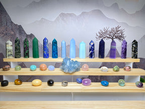 Crystal tower Wholesale nutural healing 100 kinds No.71-100