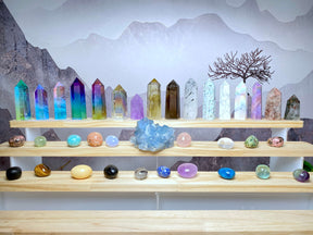 Crystal tower Wholesale nutural healing 100 kinds No.71-100