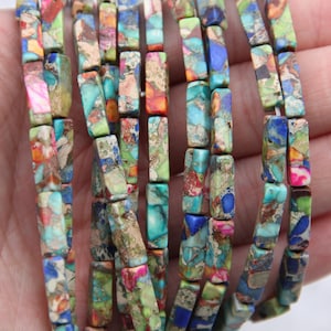 Imperial and Sea Sediment Jasper Beads - Personalized Gemstone Beads for Unique Gifts and DIY Projects