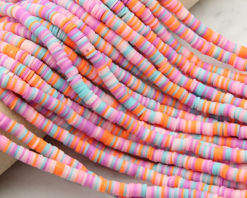 Wholesale Heishi Beads Collection: Polymer Clay & Vinyl Heishi for Dynamic Jewelry Designs