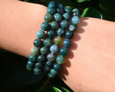 Moss Agate Bracelet: The Perfect Healing Gift for Birthdays, Anniversaries, & Housewarmings