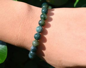 Moss Agate Bracelet: The Perfect Healing Gift for Birthdays, Anniversaries, & Housewarmings