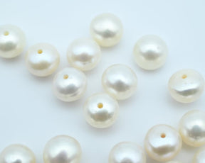 7.5~8.0MMGenuine Freshwater Pearl Beads for Elegant Jewelry Making - Perfect Gifts for Christmas & Special Occasions