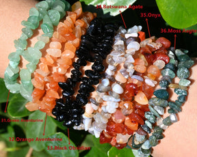 Gemstone Chip Bracelet: Perfect Healing Crystal Gift for Her - Birthday, Anniversary, & Christmas