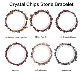 Natural crystal chips bracelet 100 kinds of bracelets 4PCs