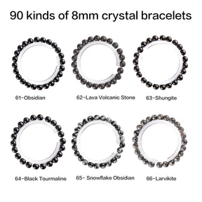 crystal bracelet 90 kinds of 8mm Natural bracelets