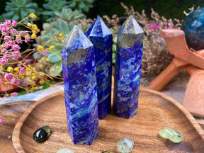 Lapis Lazuli tower Healing Home Decor Crystal Natural Lapis Lazuli