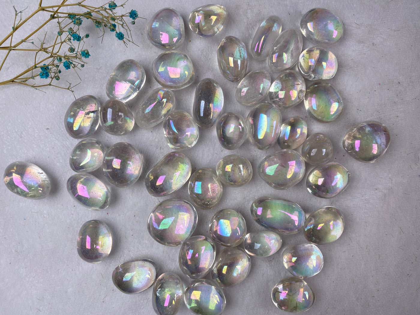 Healing Crystal Tumbled Stones Natural Gemstone Collection Unique Energy Rocks Home Decor Meditation Reiki Spiritual Polished Minerals 100g