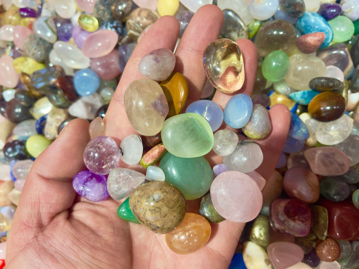 Mixed Tumble Stone Size 5-30mm healing crystals chakra crystals tumbled stone cabpchon stones