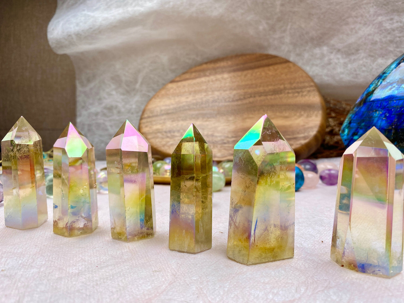 Citine Tower -point Crystal tower gift for friend