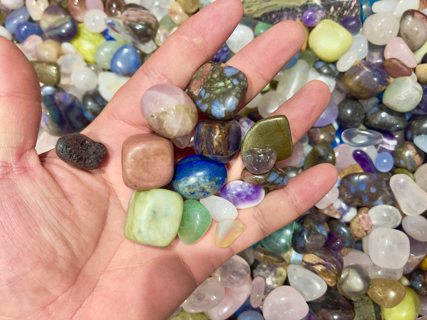 Mixed Tumble Stone Size 5-30mm healing crystals chakra crystals tumbled stone cabpchon stones